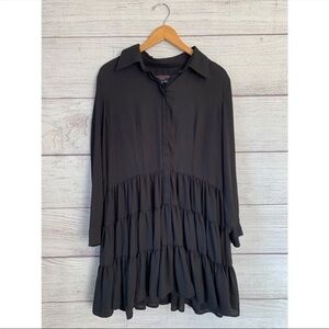✨LOUIS VUITTON✨Long Sleeve Ruffle Dress